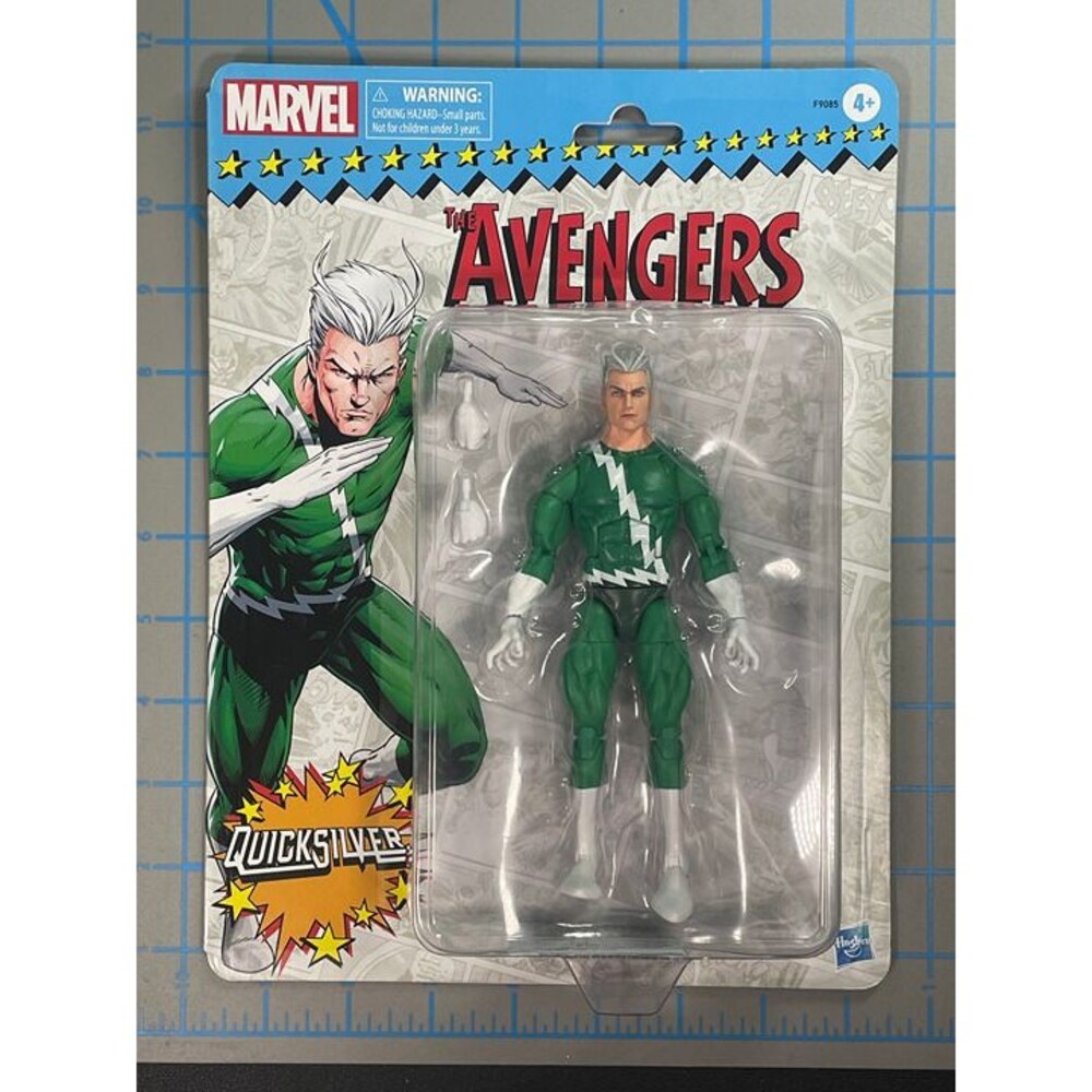 Marvel Legends Retro Quicksilver Green Action Figure Pietro Avengers Walmart 002